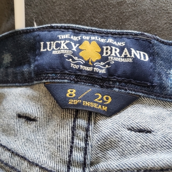 Lucky Brand Jeans Charlie Skinny Denim 8 29 Inseam - Picture 8 of 9